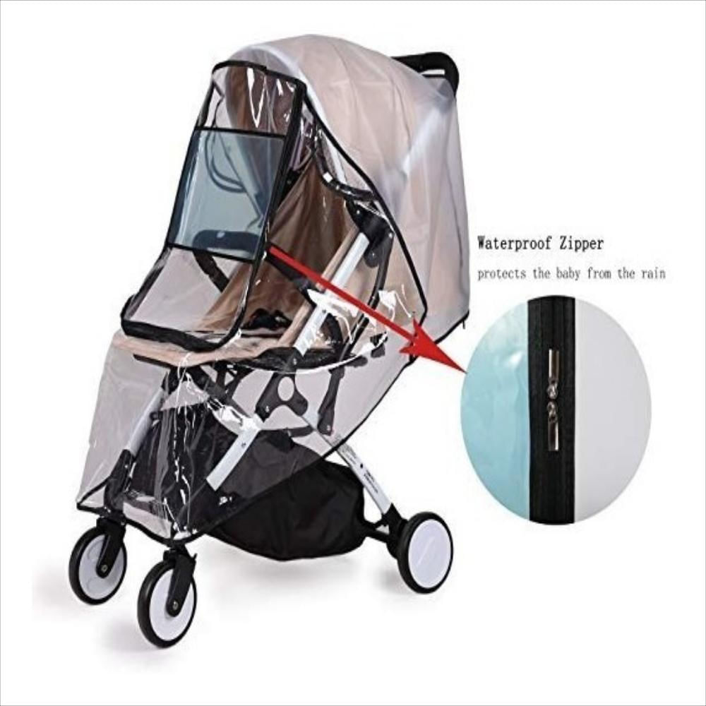 Juego Impermeable Y Mosquitero Para Coche De Bebé img #3