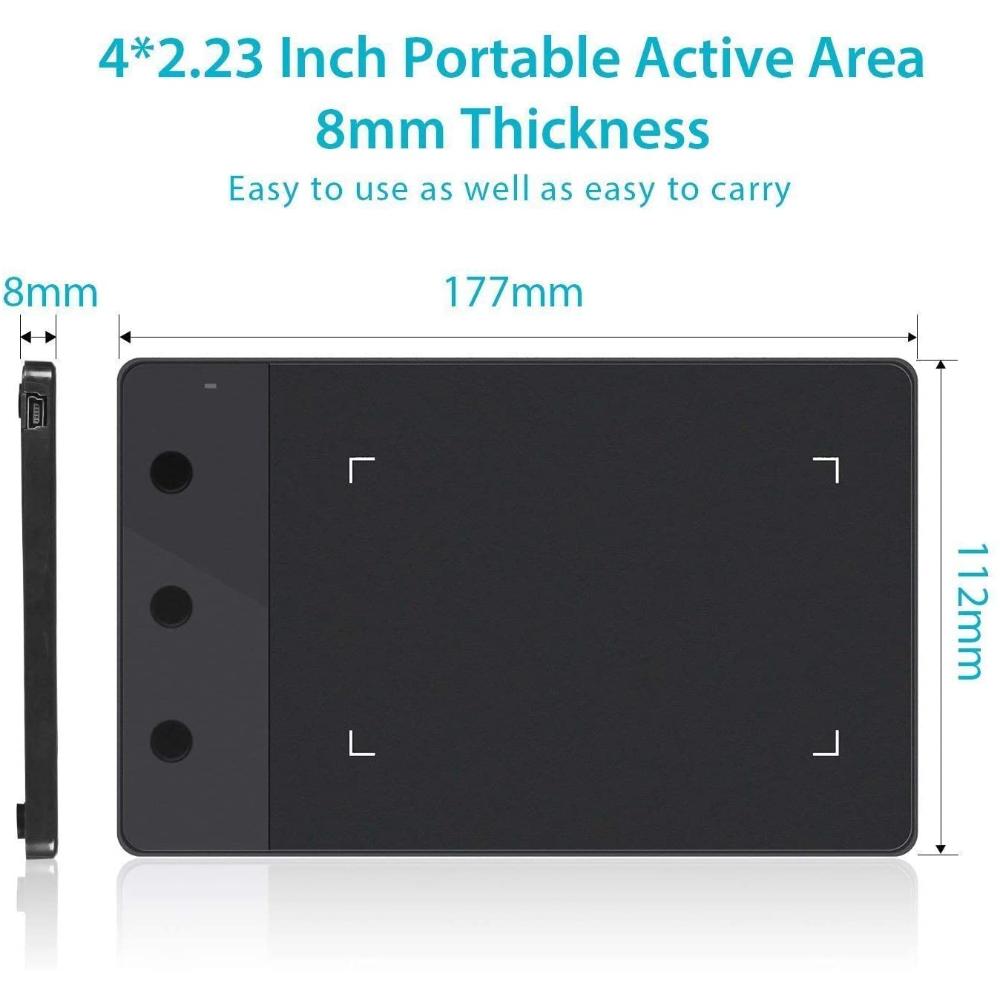 Tableta Grafica Digitalizadora Huion H420 Osu Firma 3 Teclas Express img #5