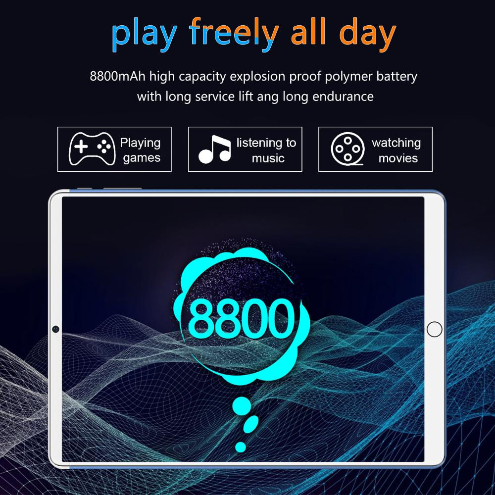 Tableta 10.1 pulgadas Tableta 4Gb Ram 64Gb Rom Para Android 8.1 Phablet Tablet G img #3