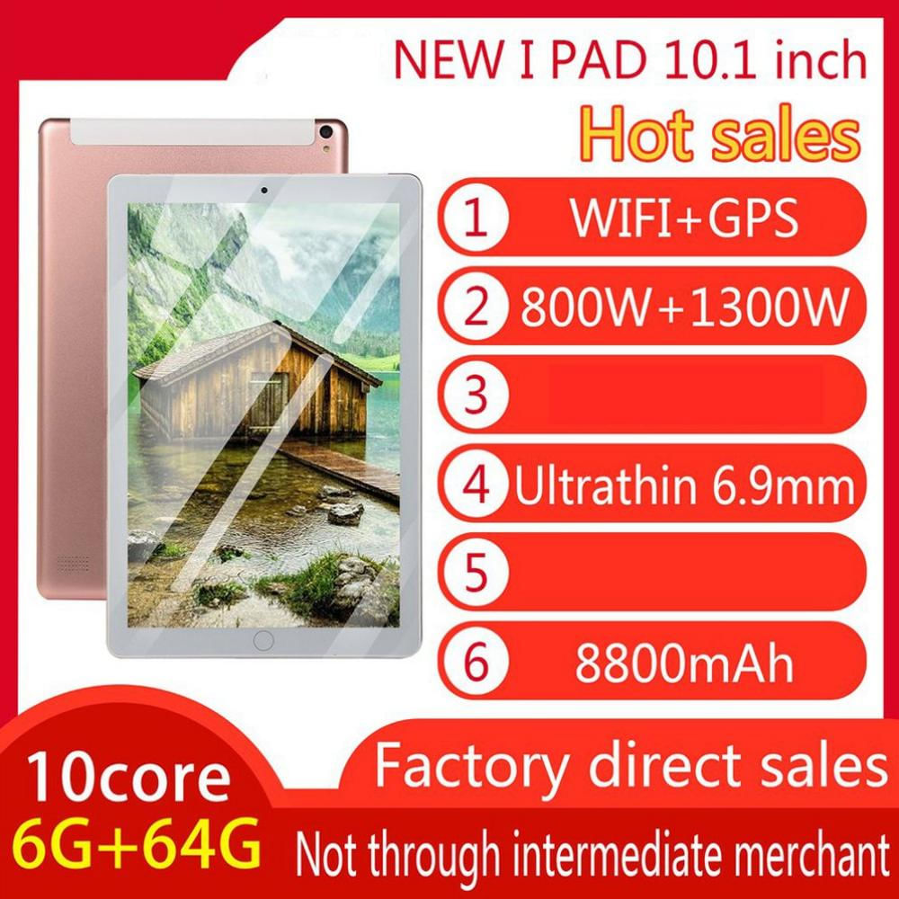 10.1 Pulgadas Android Tablets Pc Card 3G Core 6 Gb + 64 Gb Móvil Sim Phone Call Lcd Pantalla De Ordenador Tablet Pc Rosa img #5