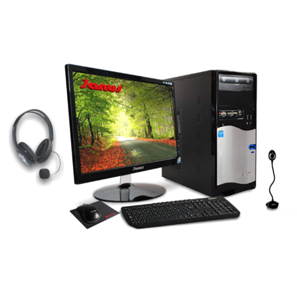 Combo Computador Escritorio 19.5 Pulgadas + Diadema Y Camara img #1