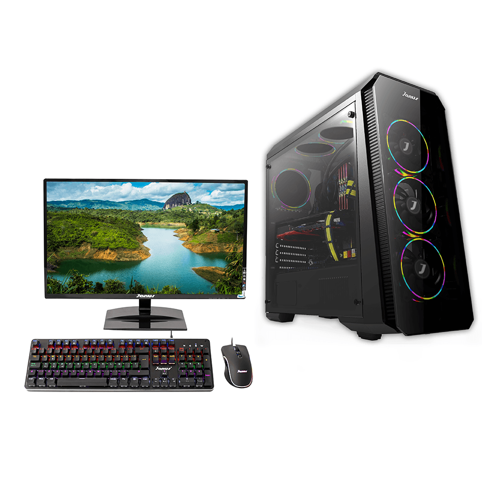 Computador Janus Core I7 9700K Ram 8Gb Rgb Disco Solid 480Gb Monitor Janus 21,5 img #1