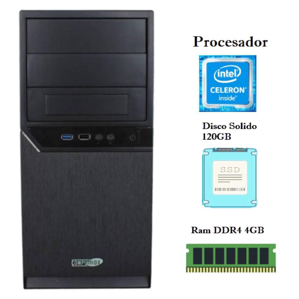 Computador Compumax Intel Dual Core G4930 Ssd 120 Gb Ram 4Gb Mon Lg 20 img #2