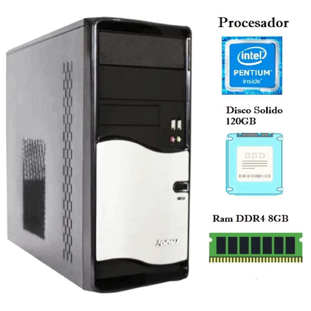 Computador Janus Intel Pentium Dual Core G5400 Ssd 120Gb Ram 8Gb Mon Lg 20 img #2