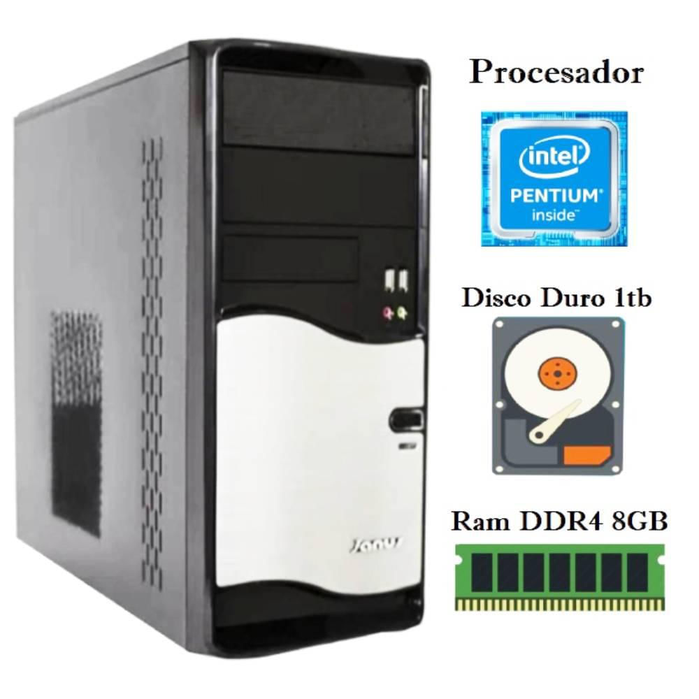 Computador Janus Intel Pentium Dual Core G5400 Dd 1Tb Ram 8Gb Mon Lg 20 img #2