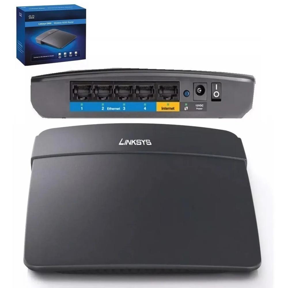 Router Inalambrico Linksys Cisco E900 Wifi N 300 Mbps 2.4Ghz img #1