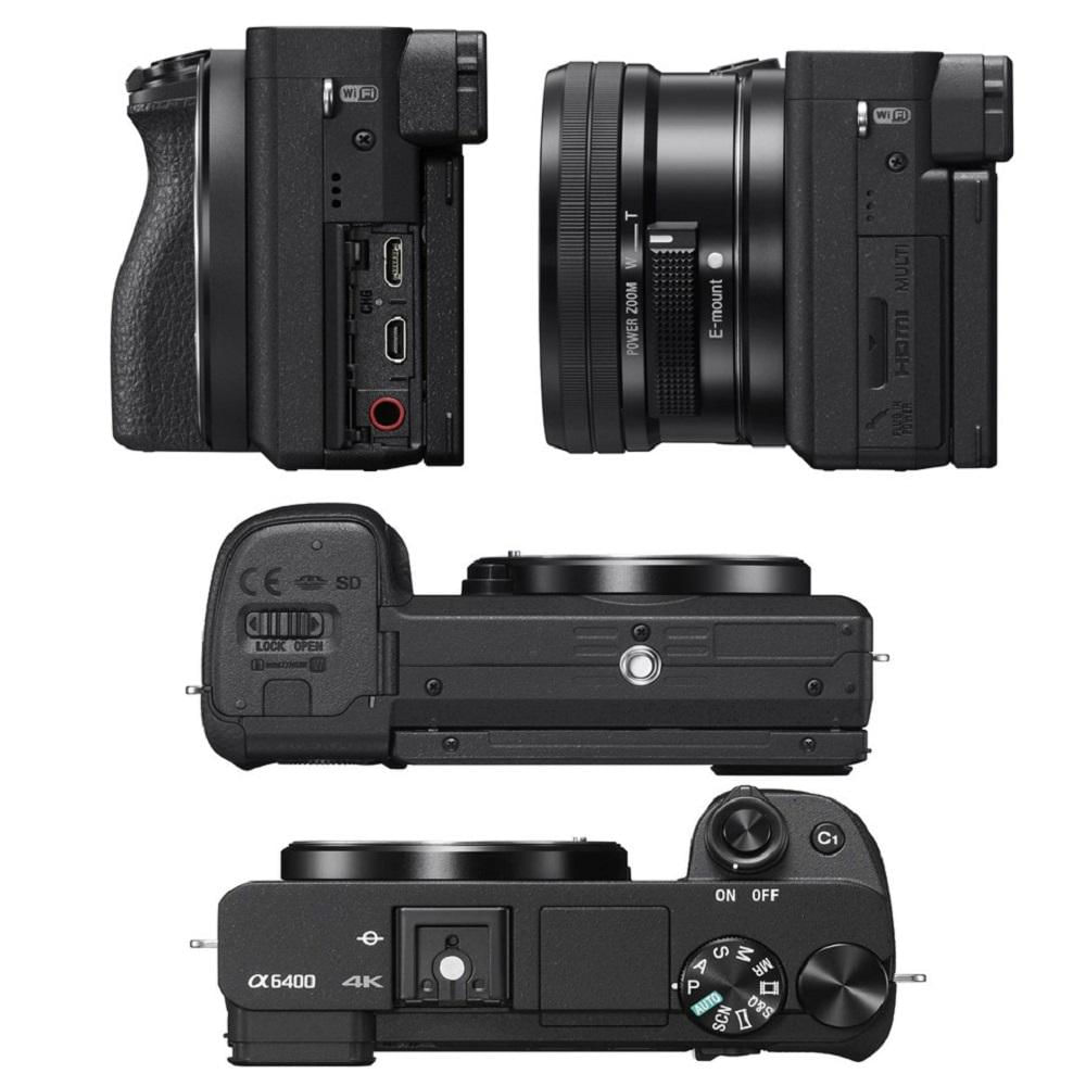 Sony A6400 Lente 16 50 Cmos 24.2Mpx Mirrorless+32Gb+Bolso+Trípode+Kit img #4
