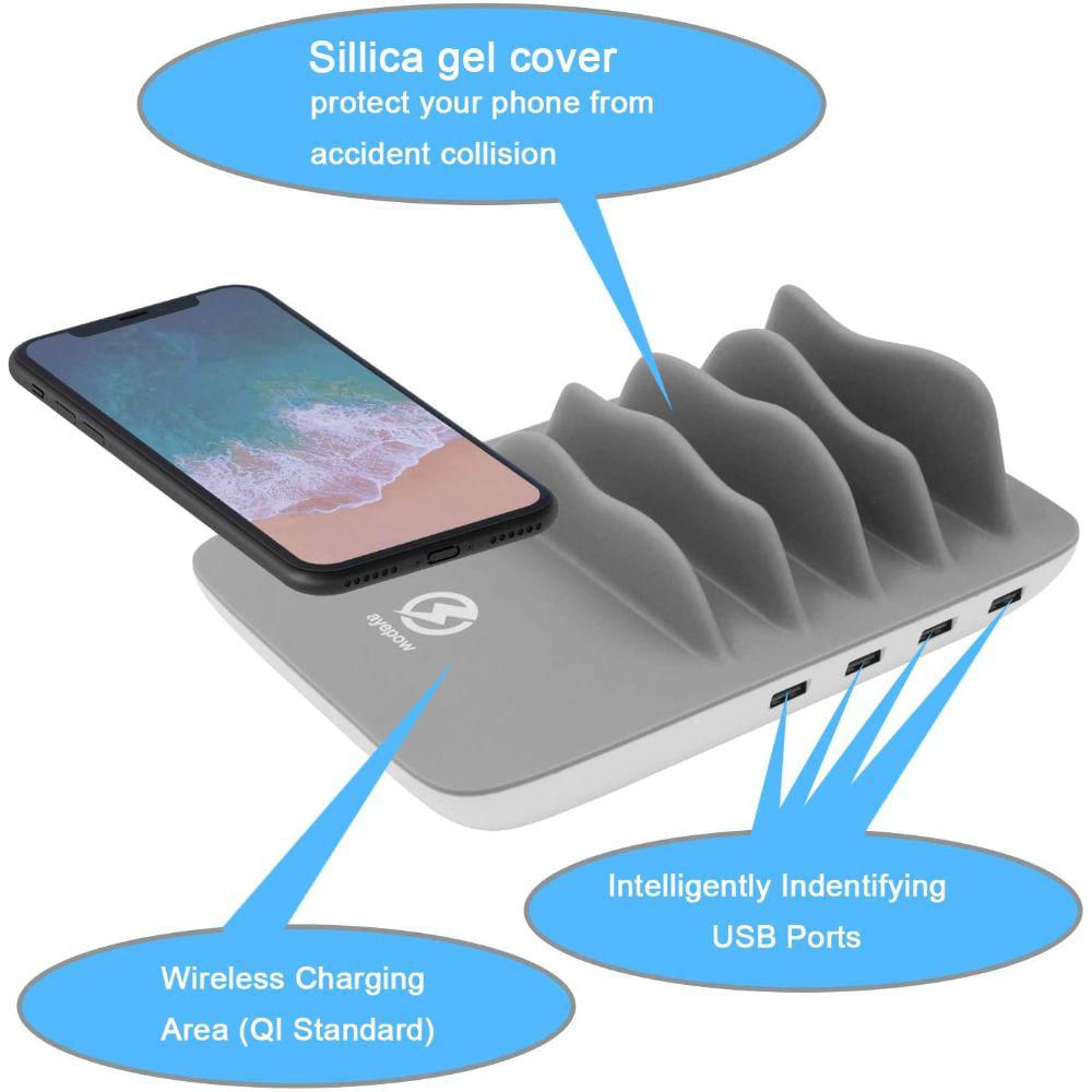 Estación De Carga Rápida Para Samsung Y Iphone 5 En 1 img #2