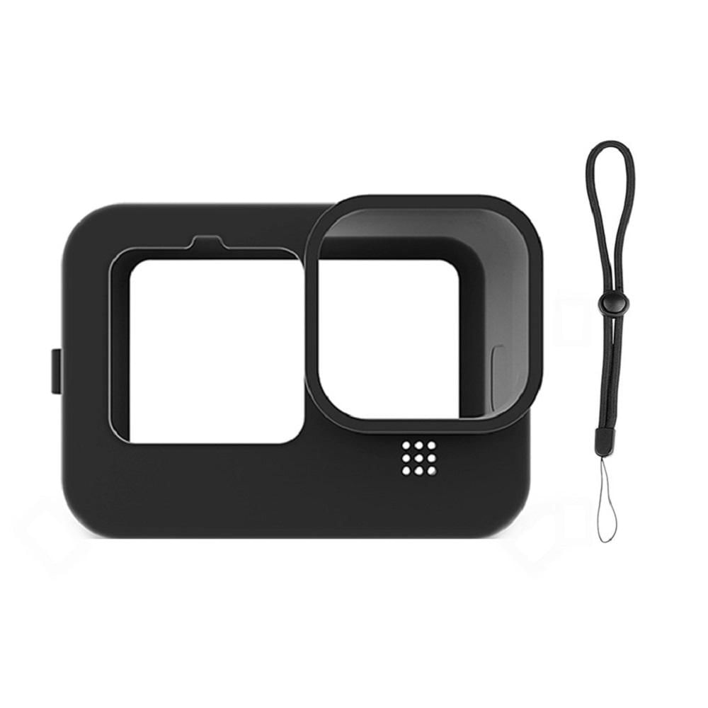Cámara Gopro Hero 9 Black+Funda Negra De Silicón+Vidrio Templado img #4