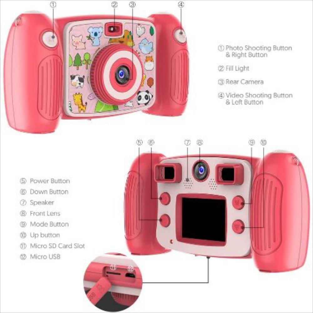 Camara Digital Para Niños Recargable img #3