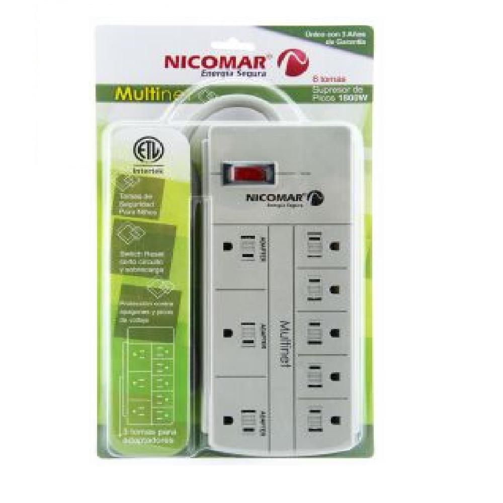 Multitoma Supresor De Picos De 8 Salidas Multinet img #1