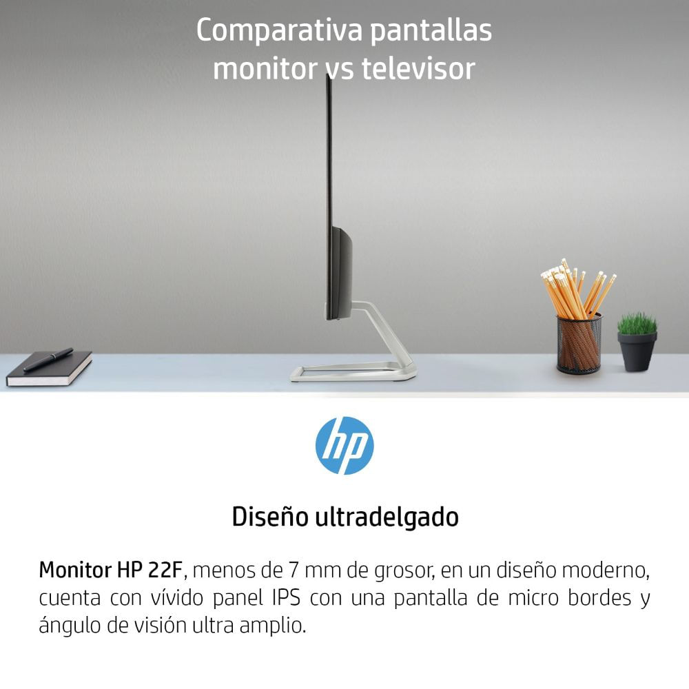 Monitor HP 21.5 Pulgadas Fhd 22F img #6