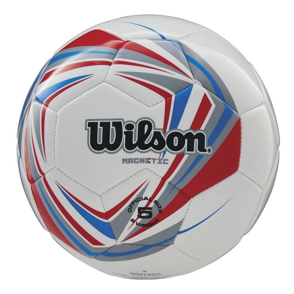 Balón De Fútbol Wilson Pelota De Fútbol Magnetic Azul Y Rojo img #1