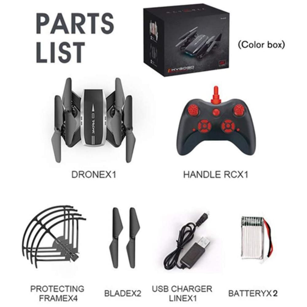 Drone Plegable Con Cámara Wifi Full Hd Larga Duración Ky606d img #5