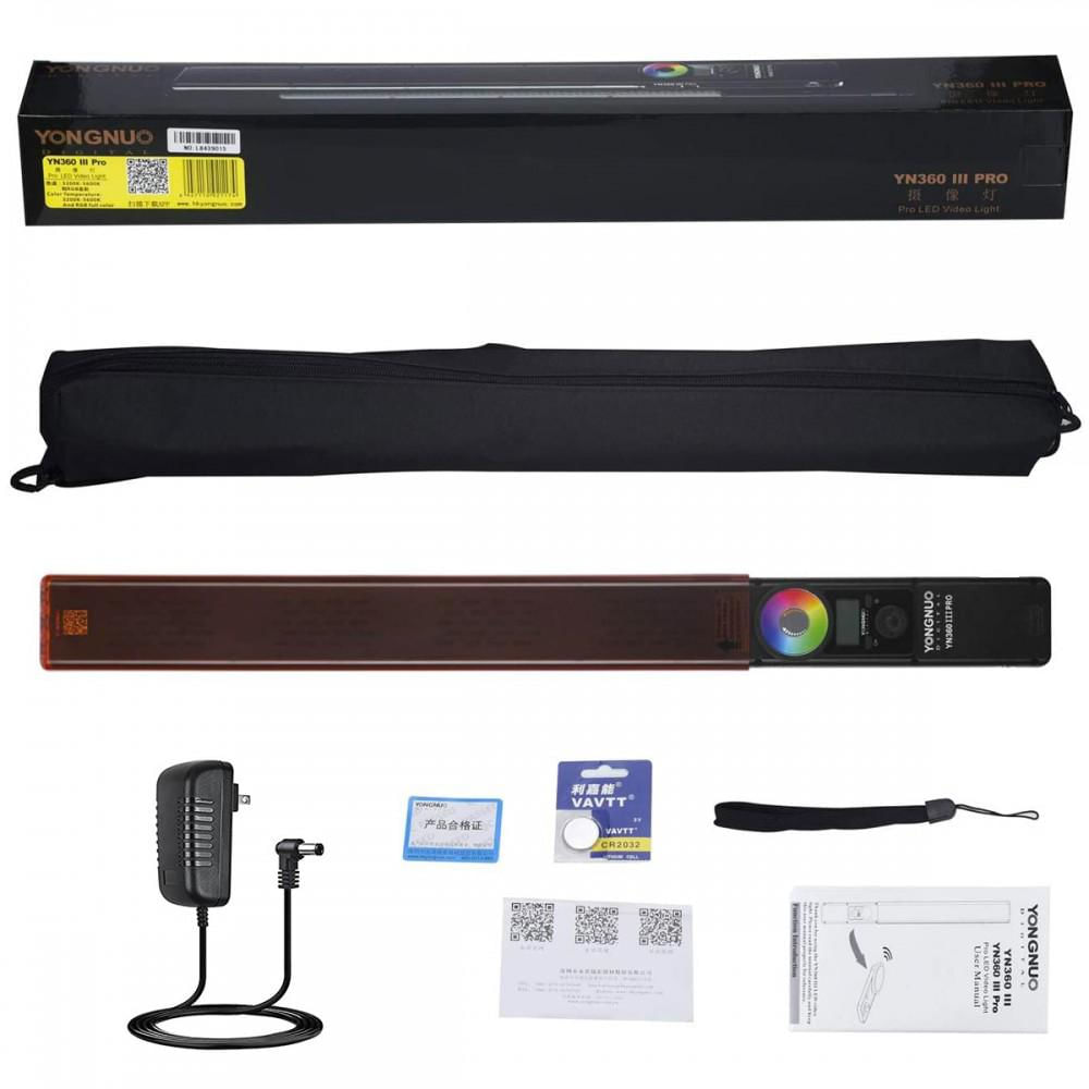Barra Led Yn360iii Pro Rgb Con A/C Para Fotografía Video img #5