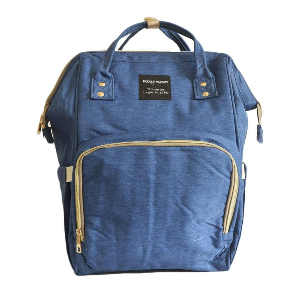 Pañalera Para Bebé Tipo Morral Azul Rey- 9076 img #1