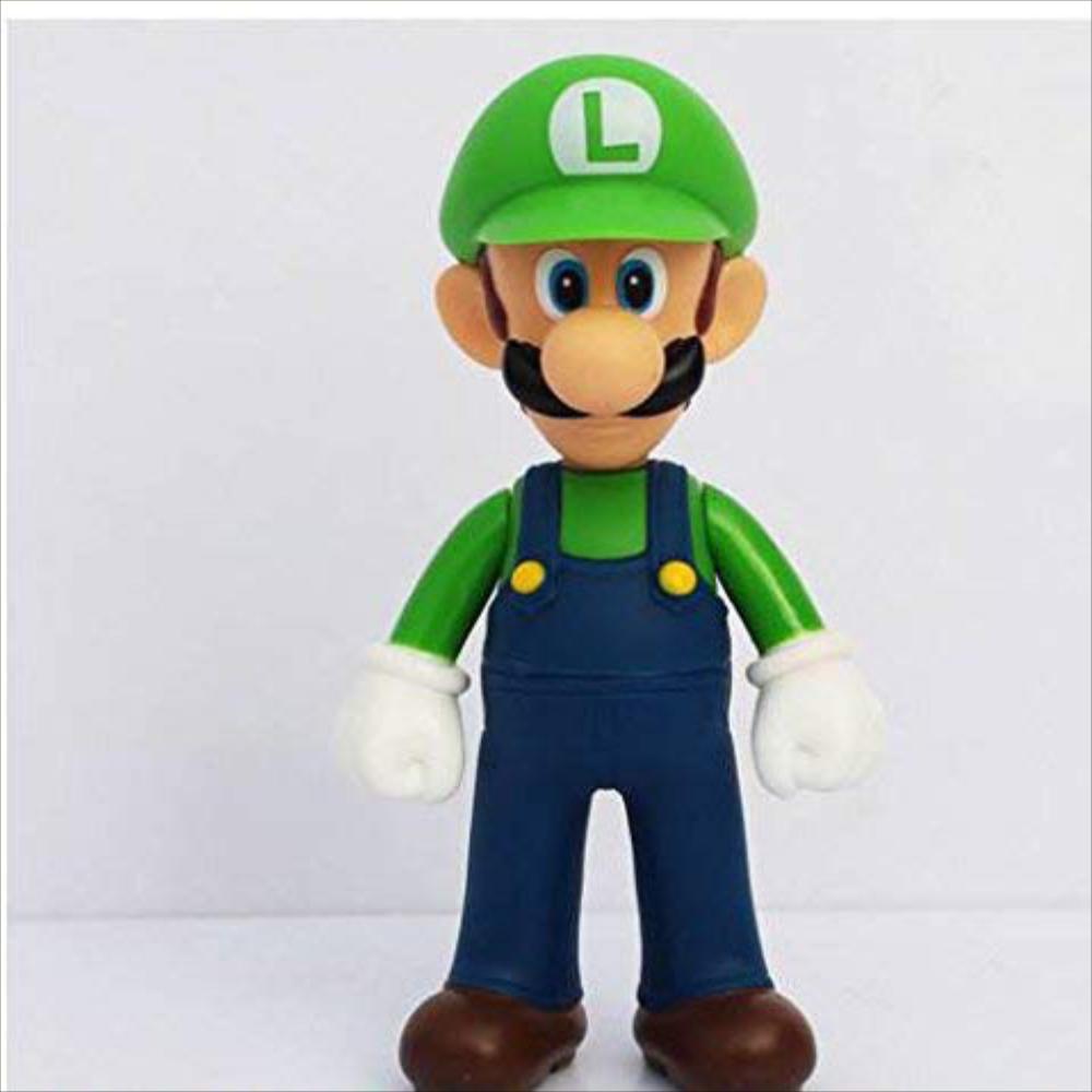 Figuras de acción Super Mario Bros Luigi Mario Yoshi PVC img #2
