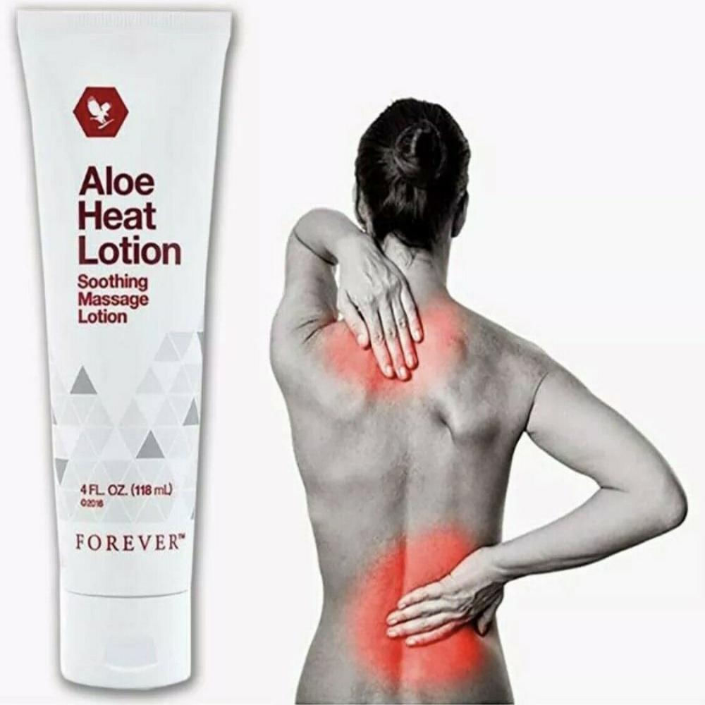 Forever Aloe Heat Lotion Crema Caliente Dolores Musculares img #2