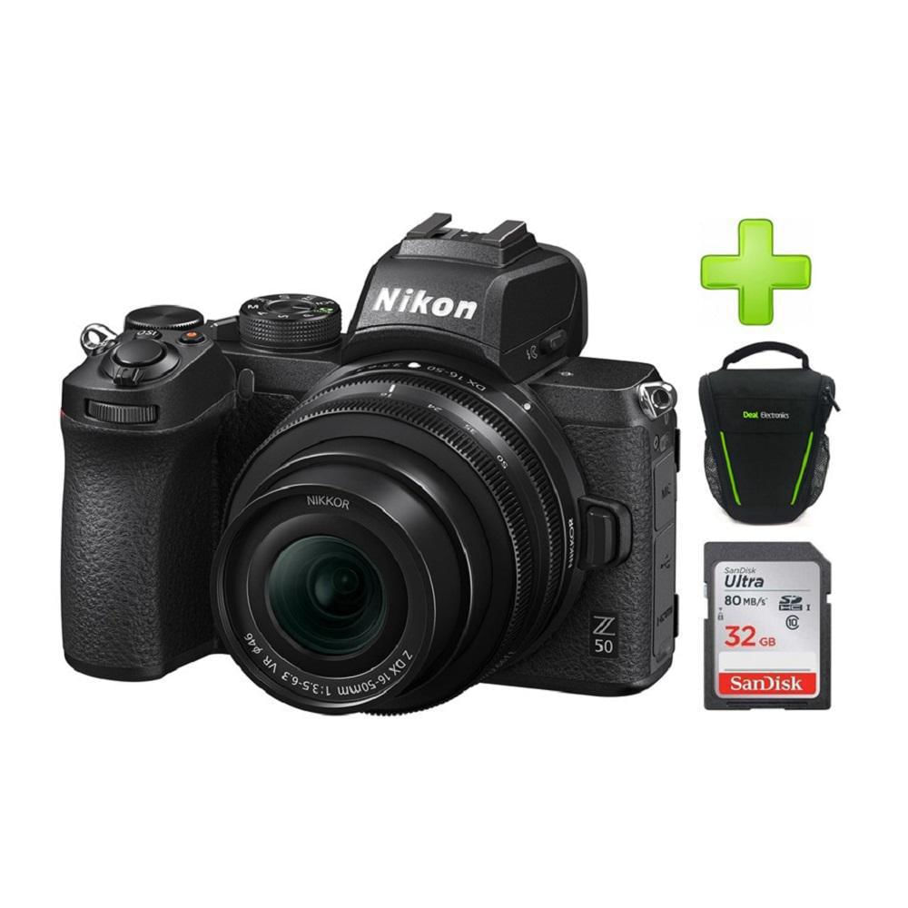 Cámara Nikon Z50 Mirrorless 20.9 Mp Lente 16 50Mm+32Gb+Bolso img #1