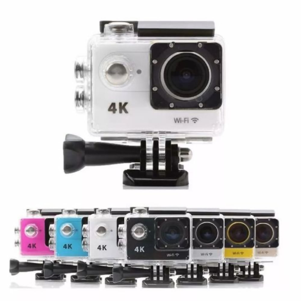 Camara De Video Sumergible Deportiva 4K Wifi Blanco img #1