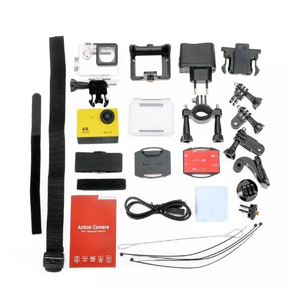 Camara De Video Sumergible Deportiva 4K Wifi Blanco img #3