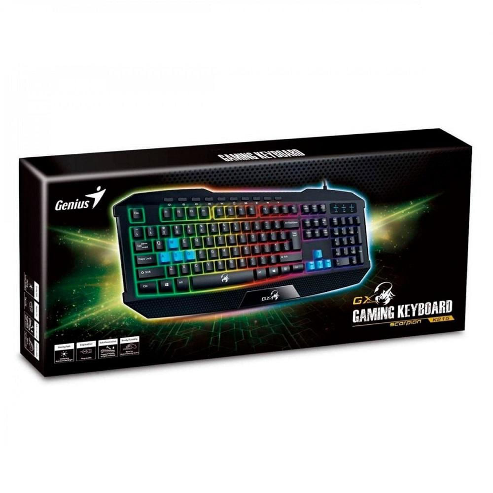 Teclado Gamer Retroiluminado Scorpion K215 Genius img #5