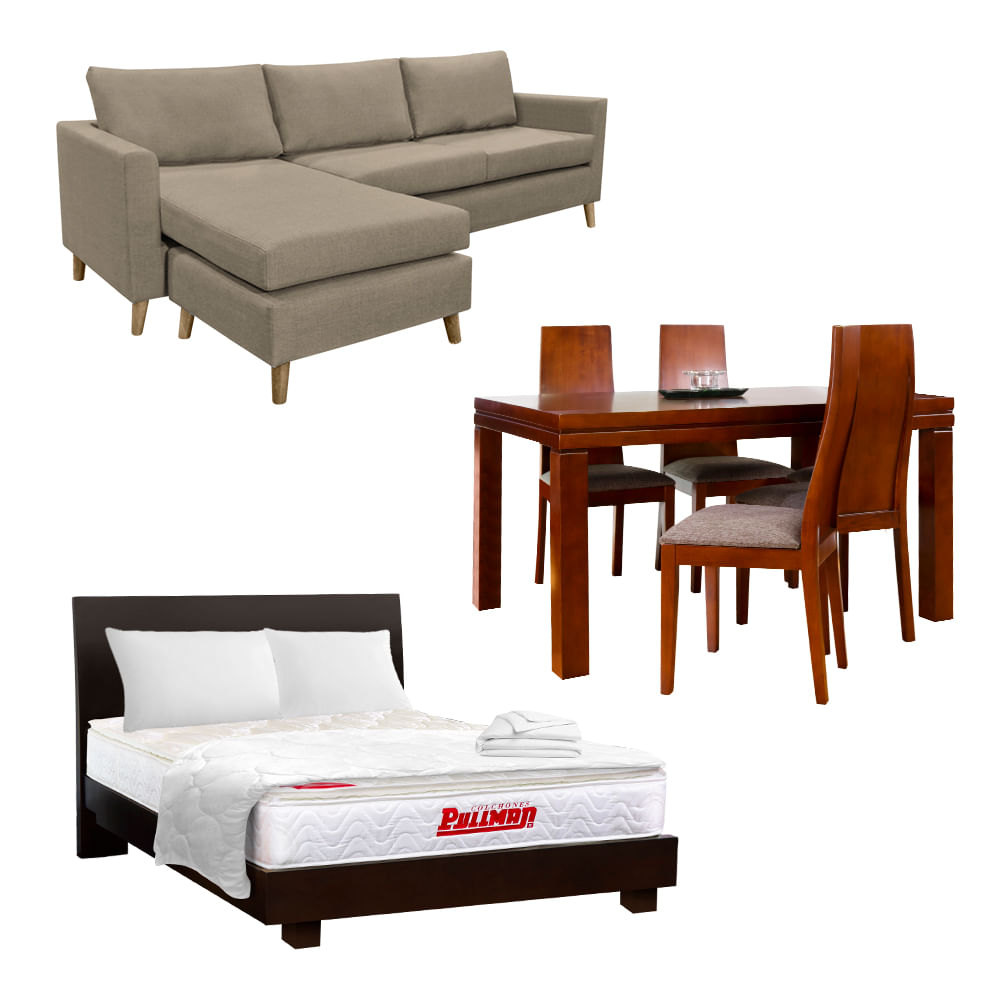 Combo Pullman SAC: Sala + Alcoba + Comedor img #1