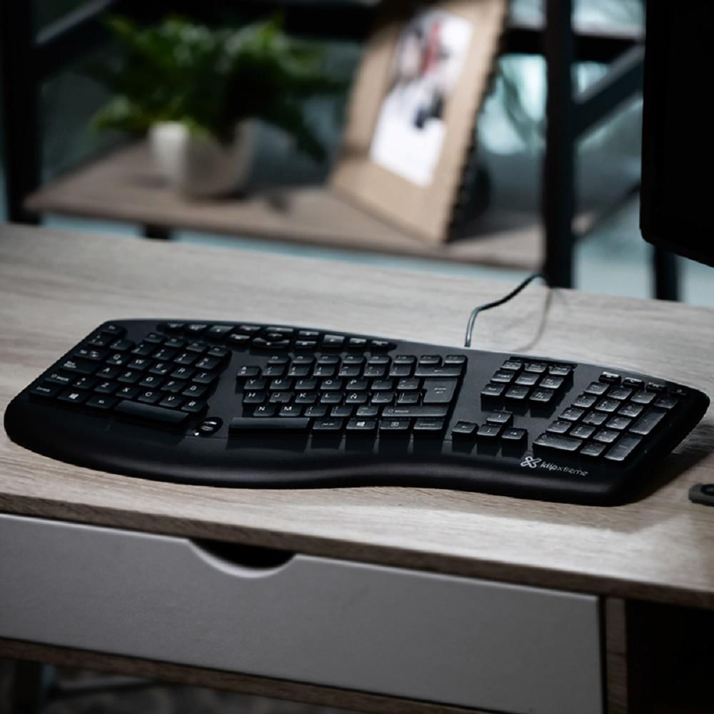 Teclado Ergonómico Usb Español Numérico Windows img #2
