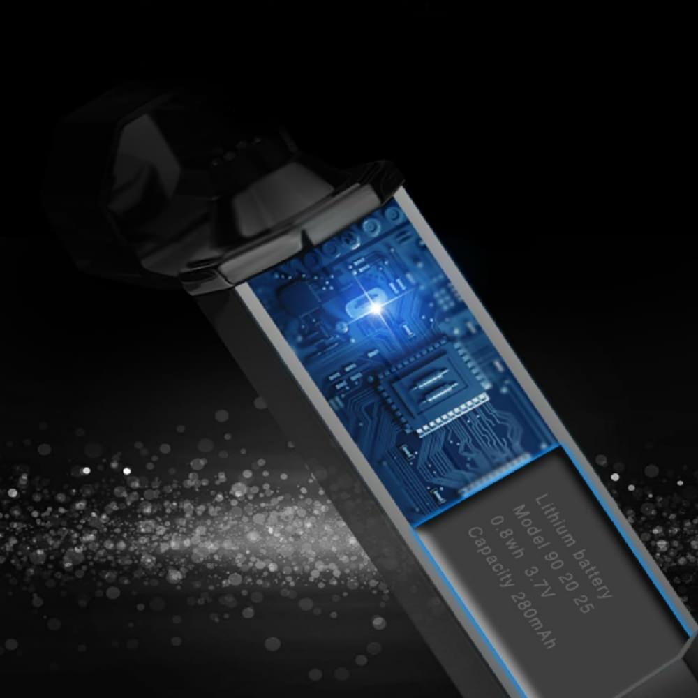 Encendedor Electrico Recargable Doble Arco Plasma Plateado img #3