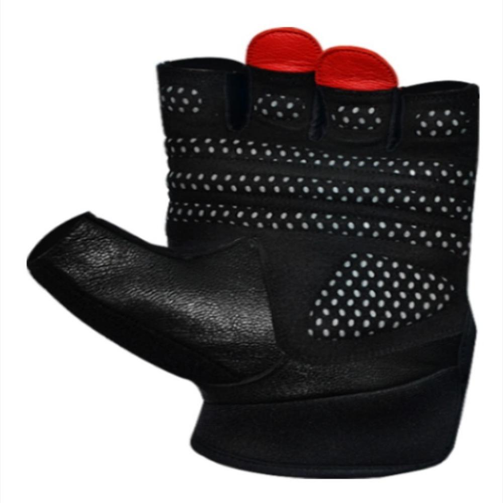 Guantes Para Gimnasio De Cuero Ideal Para Pesas Elite Gym L img #2
