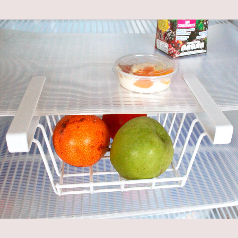 Canastilla De Nevera Plastificado Blanco img #2