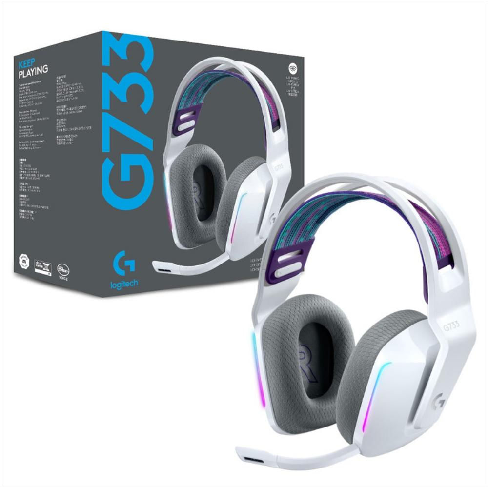Diadema Logiech G733 Wireless Rgb White img #1