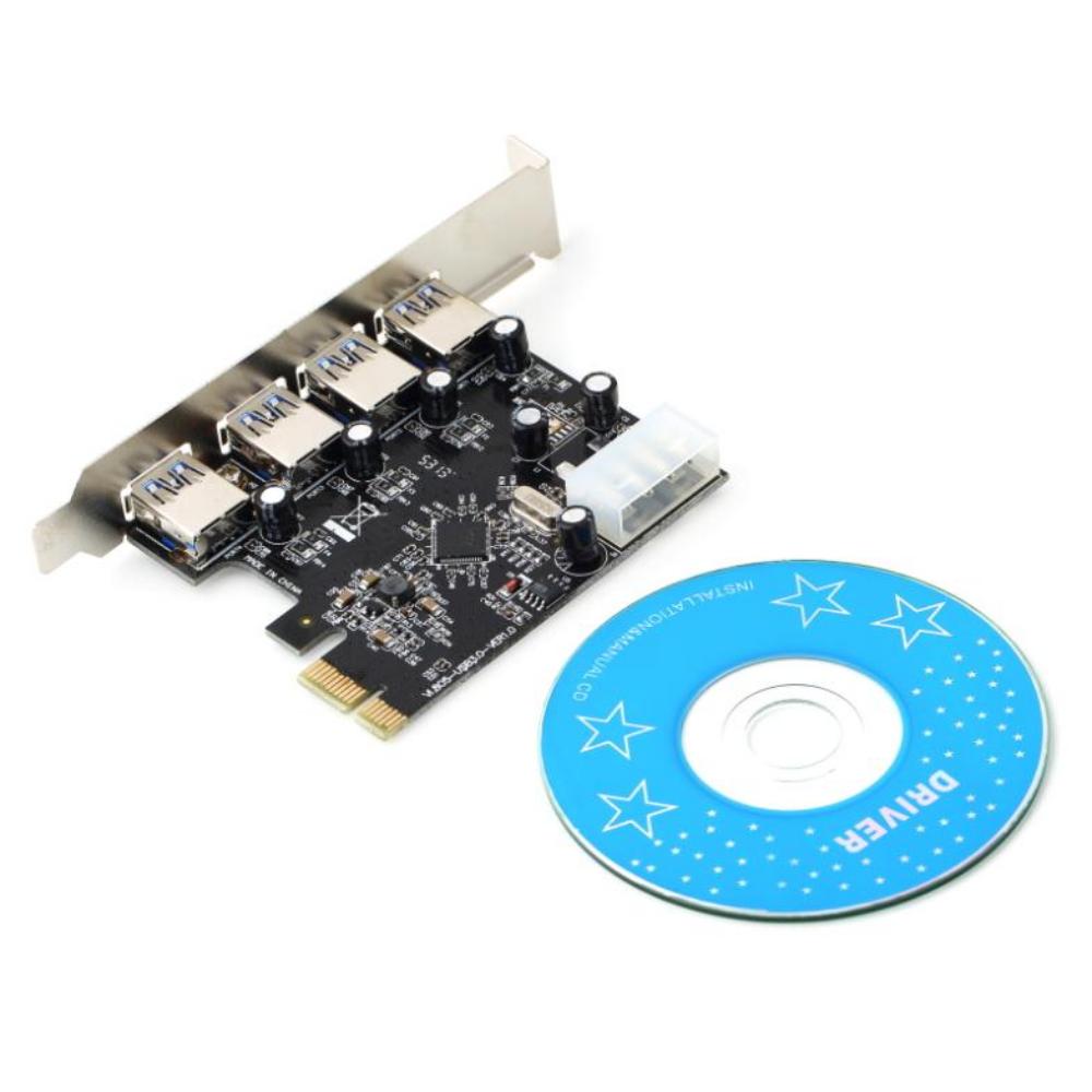 Tarjeta Pci Express Con 4 Puertos Usb 3.0 5 Gbps Superspeed img #2