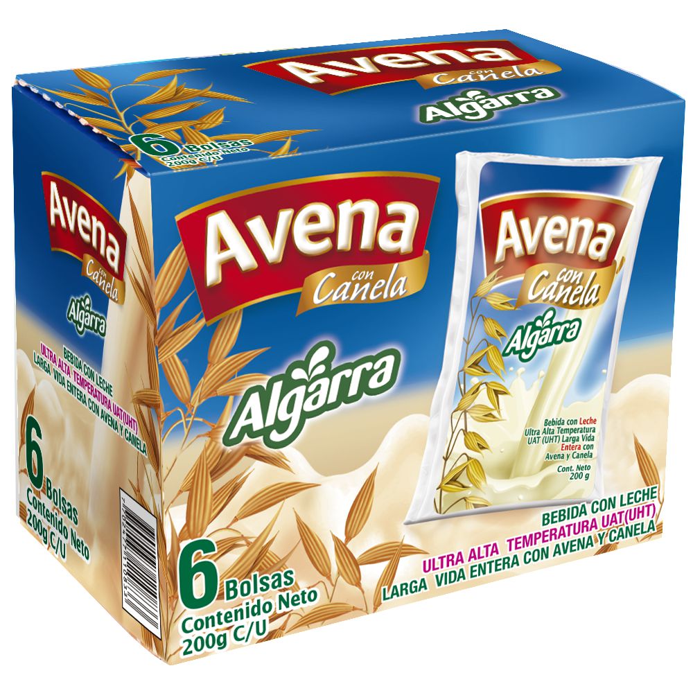 Bebida láctea con leche avena y canela ALGARRA 1200 ml img #1