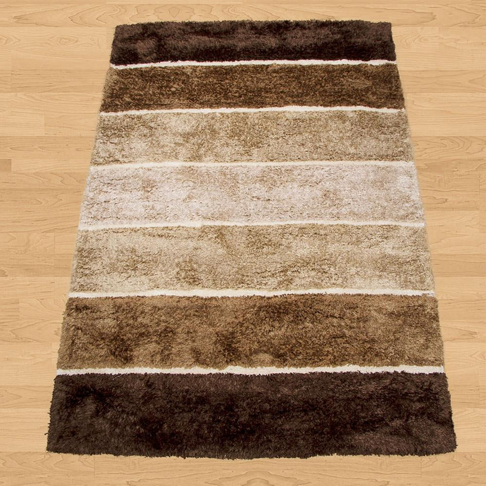 Tapete  Alfombra  Beige Y Cafe De Sala 1.20X1.70mts img #2