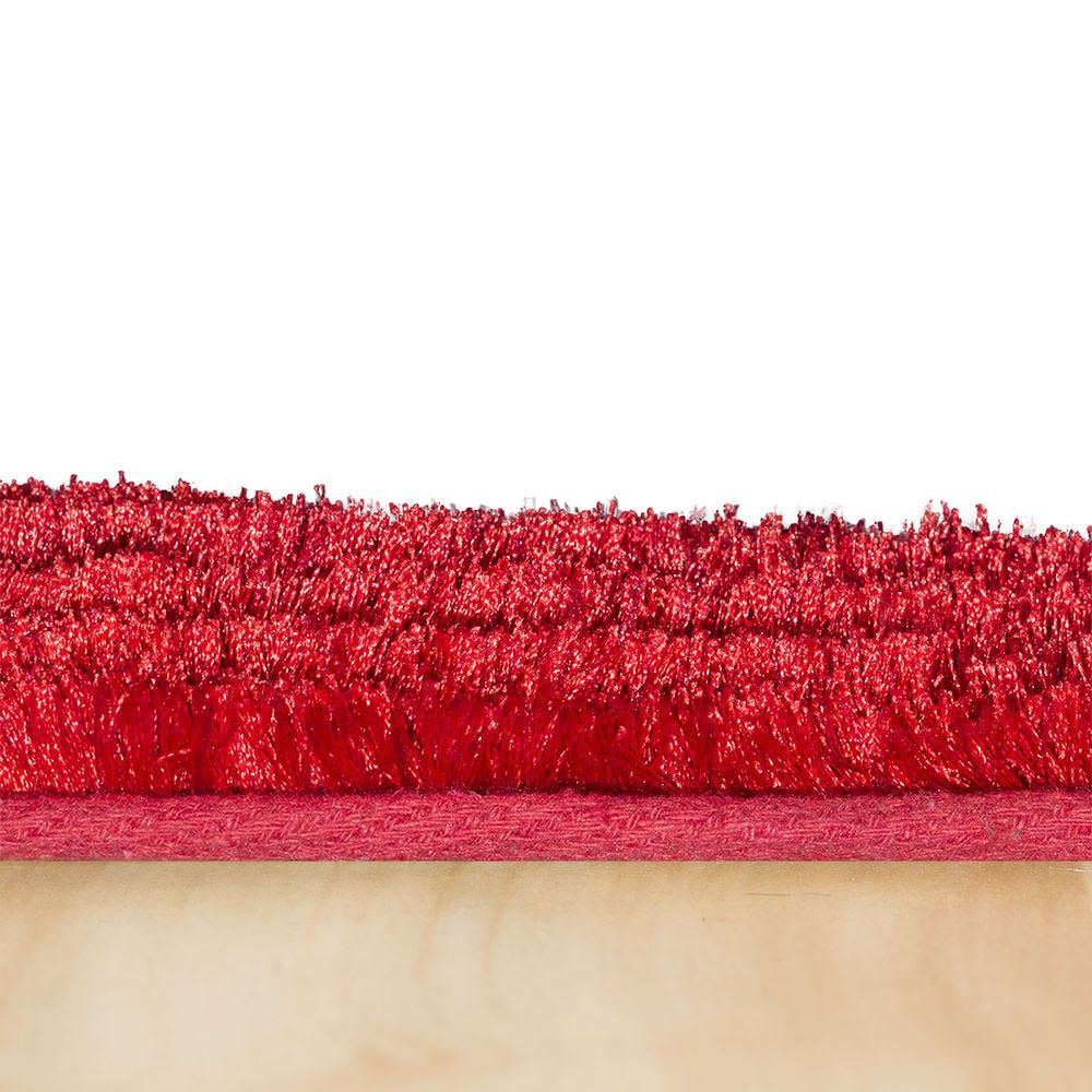 Tapete Moderno Rojo Y Negro De Sala 1.40 X 2 mts MiTapete img #5