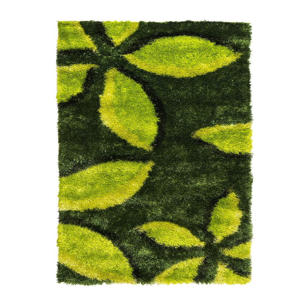 Tapete Moderno Verde Y Brillos 1.60x2.30Mts Mitapete img #1