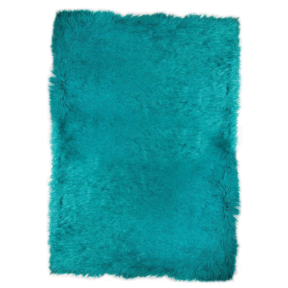 Alfombra Tapete Verde Agua Marina De 1,60X2,30mts MiTapete img #2