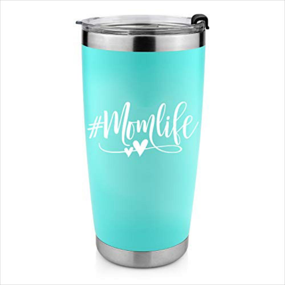 Vaso De Acero Inoxidable Con Tapa Anti Derame. Regalo Para El Día De Madres. img #3