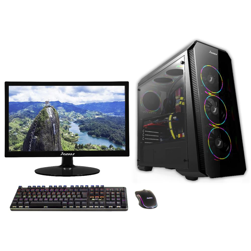 Computador Janus Amd Ryzen 7 3700, Ram 8Gb Rgb, Disco 500Gb, Monitor Janus 22 Pulgadas img #1