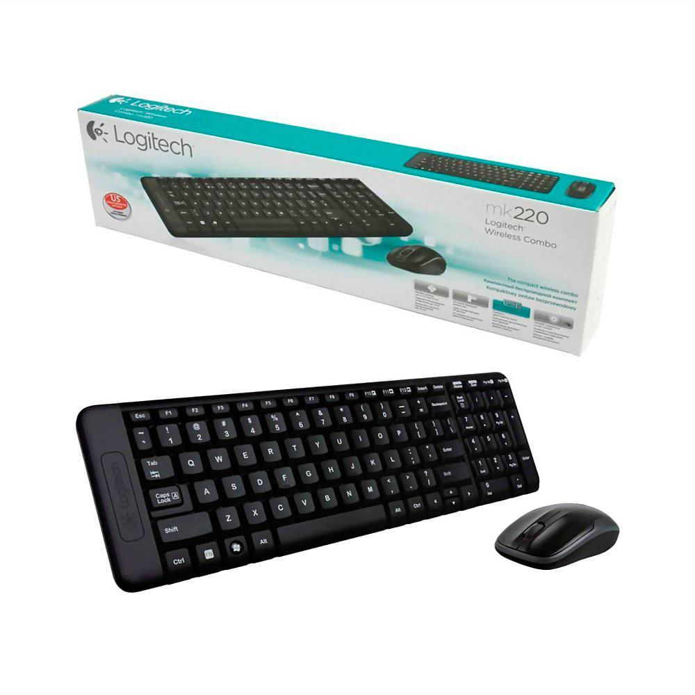 Logitech Mk220 Combo Inalámbrico Teclado Compacto Y Mouse img #1