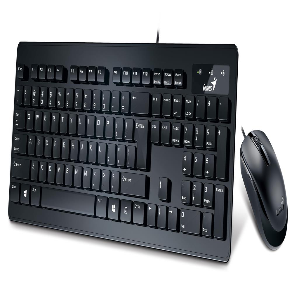 Combo Teclado Genius + Mouse Slimstar C130 Usb Negro img #2
