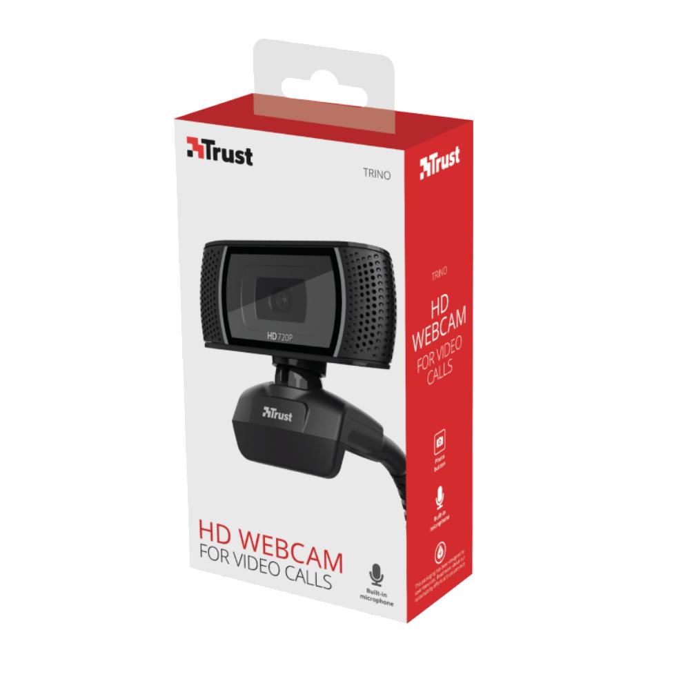 Camara Web Trust Trino Hd 8Mp Negro img #1