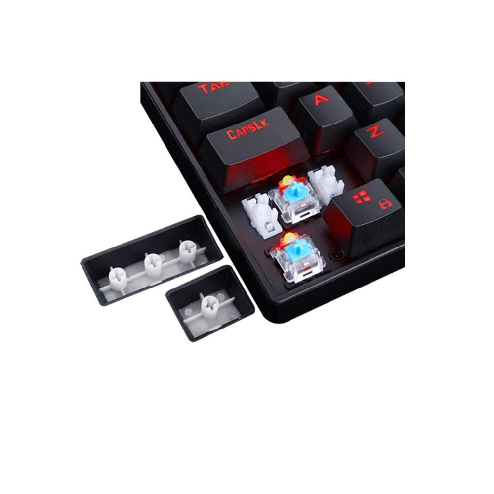 Teclado Gamer Mecánico Redragon K552 Sp Kumara Iluminación Roja img #5