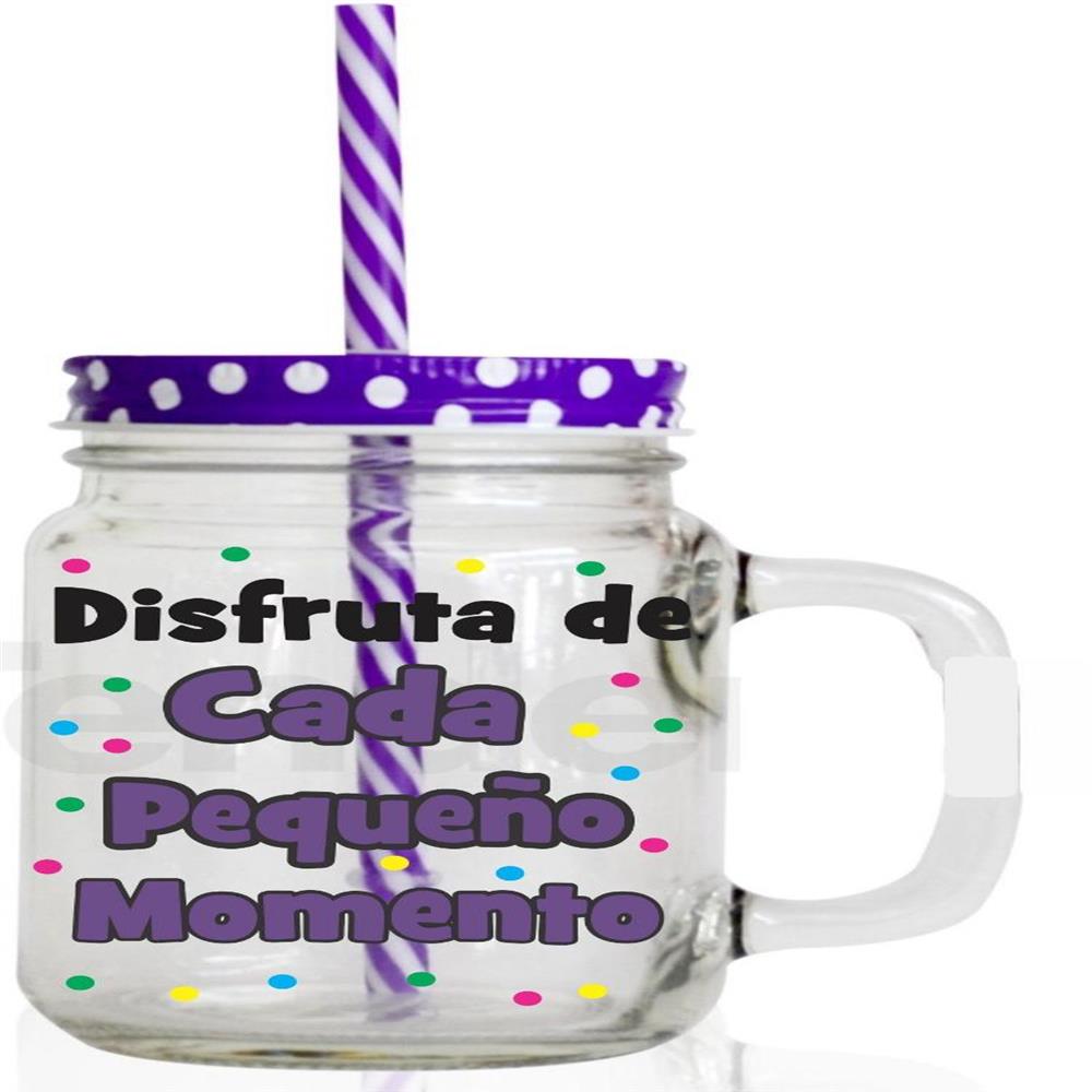 Mug Mason Jar Cada Momento img #1