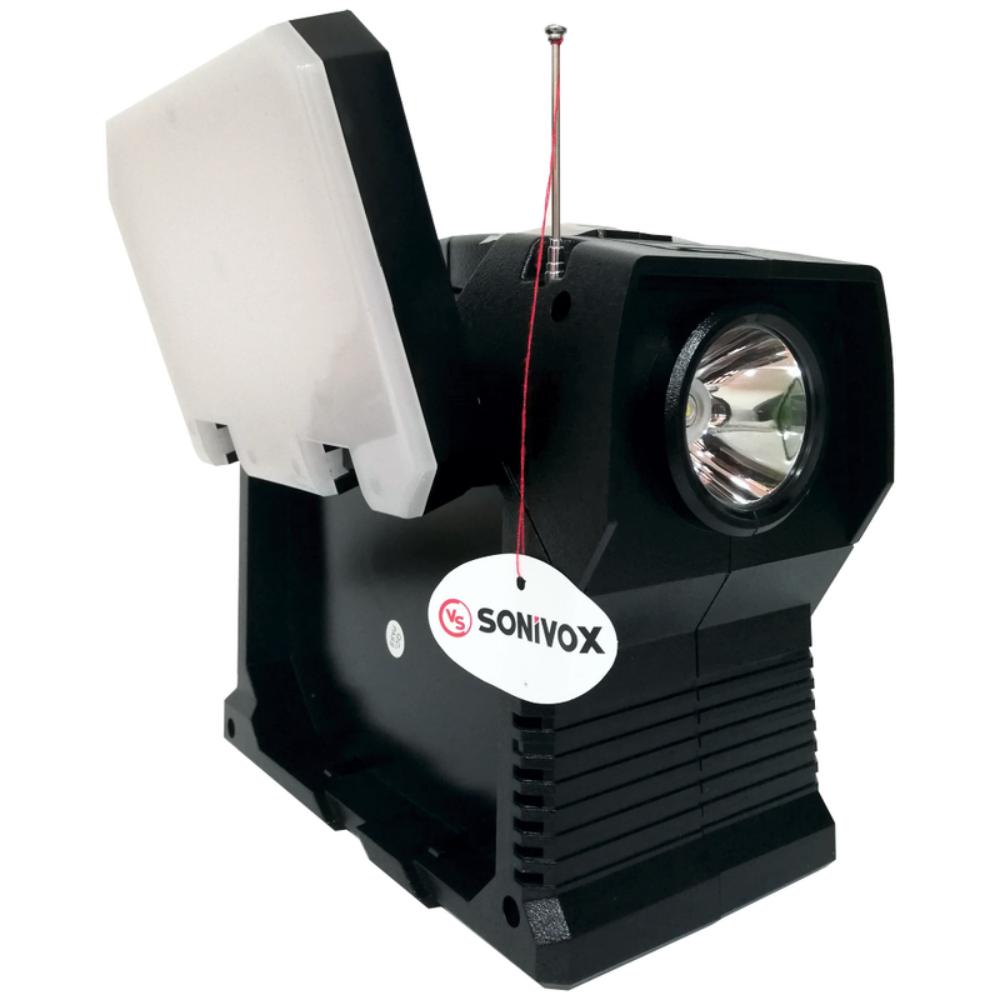 Radio Portátil Multifuncional Bluetooth Kit Solar 3 Led Usb img #2