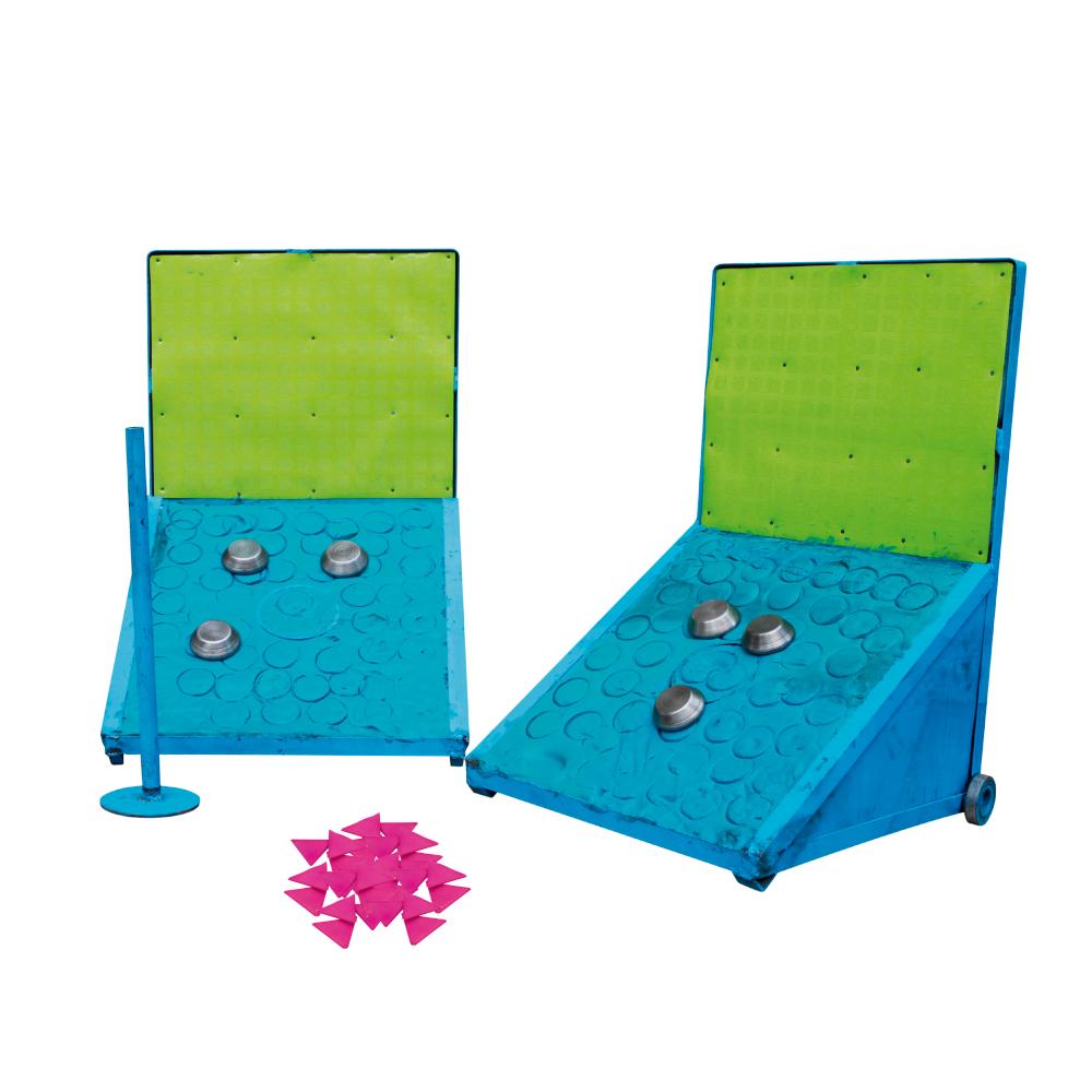 Cancha De Mini Tejo Profesional Plastilina + 8 Tejos, Mechas img #4