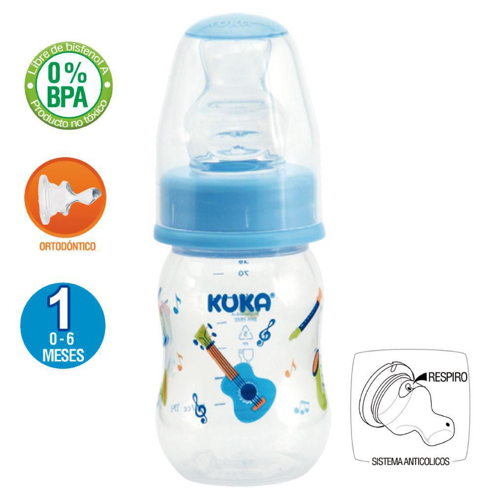 Biberon Natural Azul Bebé KUKA 750034 img #1