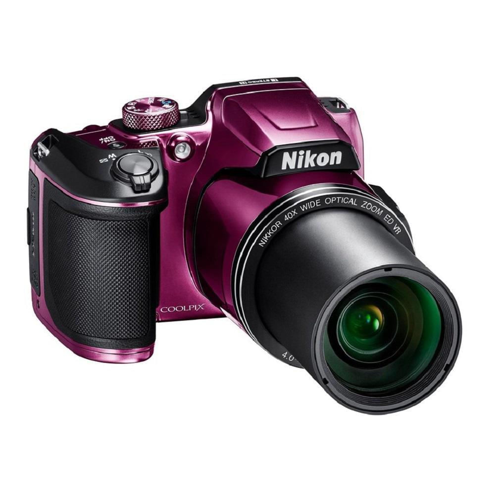 Camara Nikon B500 Coolpix 16 Mp 40X Zoom Wifi+16Gb+Bolso+Kit+Trip Morada img #3