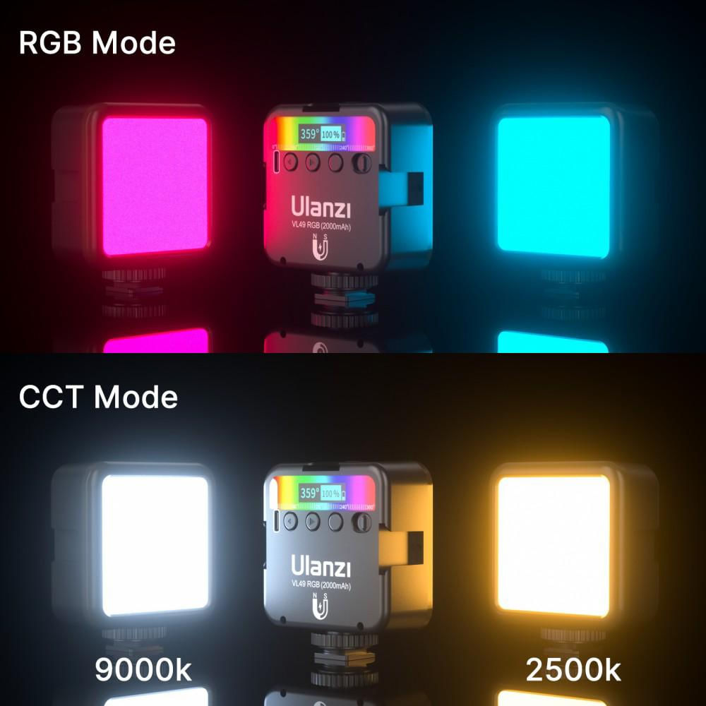 Luz Rgb Multicolor 49 Led 2500 9000K Ulanzi Para Fotografía Video img #3